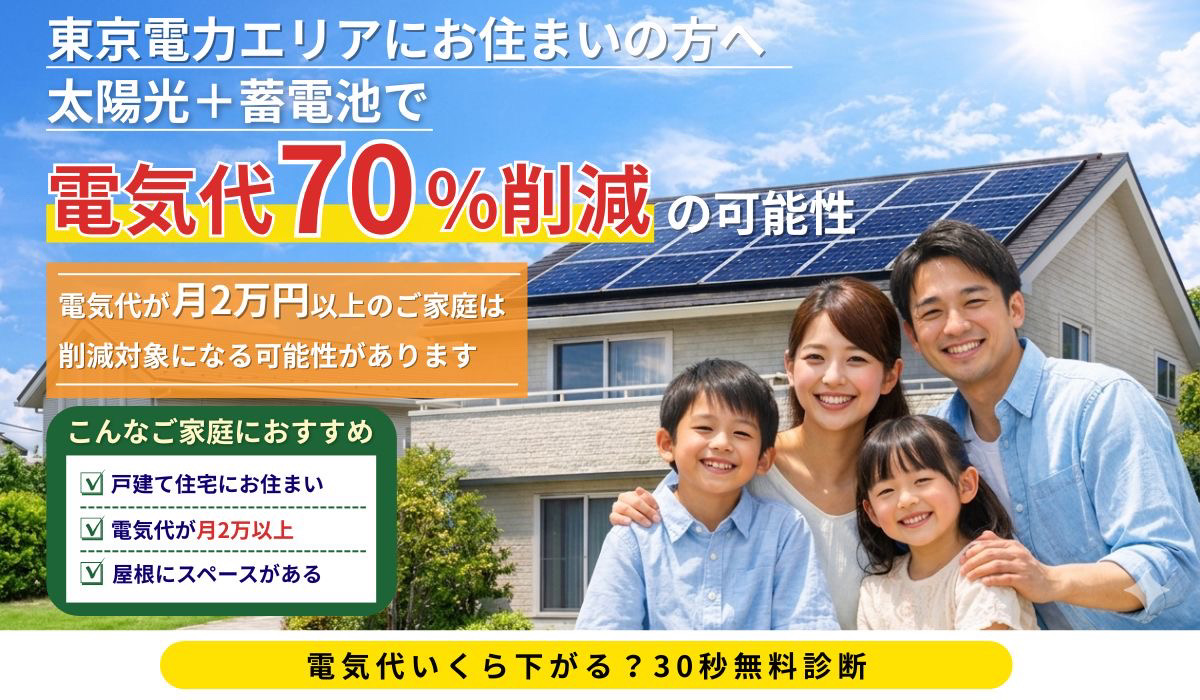 家庭用ソーラーパネル補助金